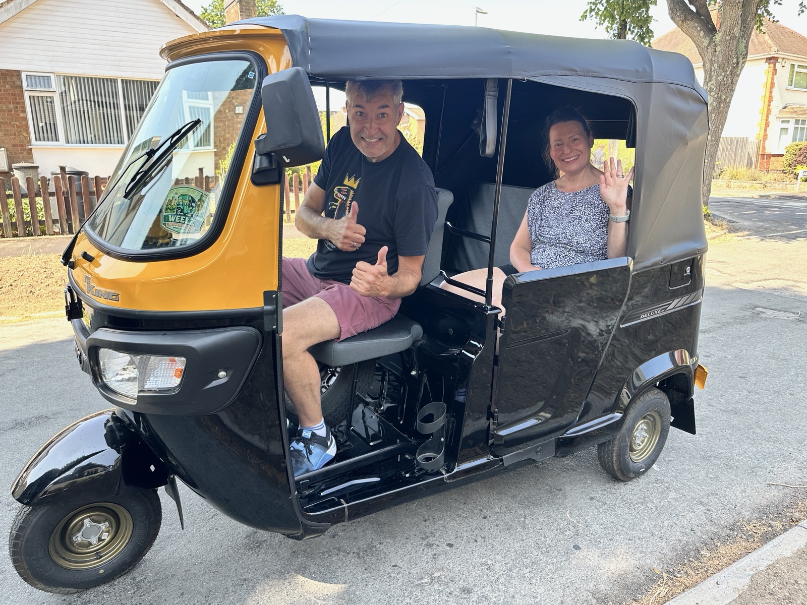 TVS King Deluxe petrol tuk tuk